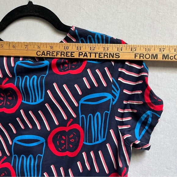 NWT Catimini printed Kids Cotton Dress Sz 12 - Picture 9 of 11